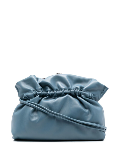 Shop Vivienne Westwood Orb-plaque Shoulder Bag In Blue