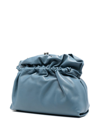 Shop Vivienne Westwood Orb-plaque Shoulder Bag In Blue