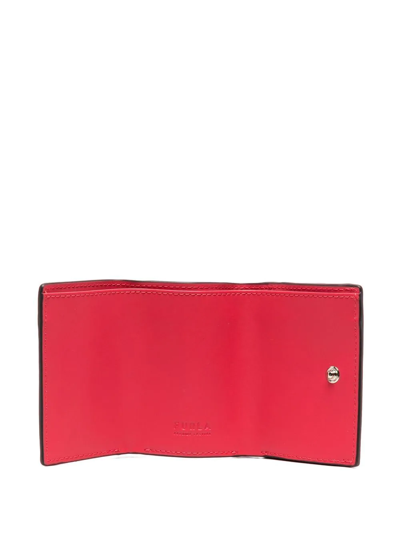 Shop Furla Babylon Leather Wallet In Pink