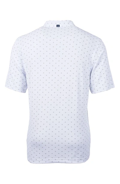 Cutter & Buck Virtue Tile Drytec Performance Polo In White