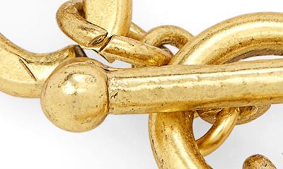 Shop Karine Sultan Coin Charm Bracelet In Gold