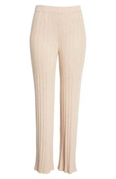 Misook Plus Size Straight-leg Knit Pull-on Pants In Black