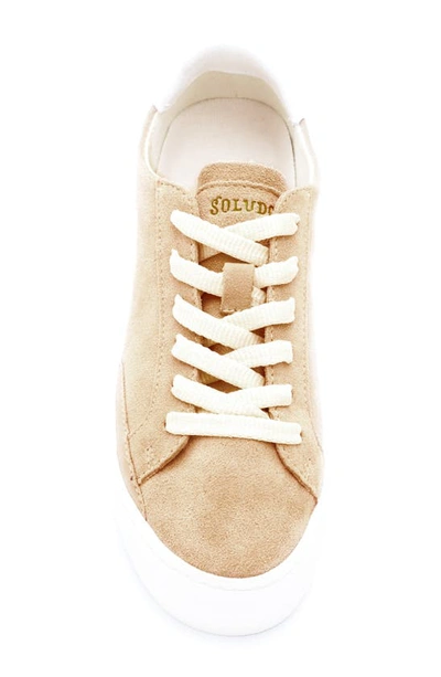 Shop Soludos Ibiza Platform Sneaker In Sand