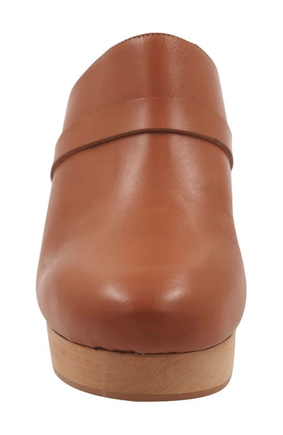 Shop Andre Assous Sofi Platform Clog In Amber Leather