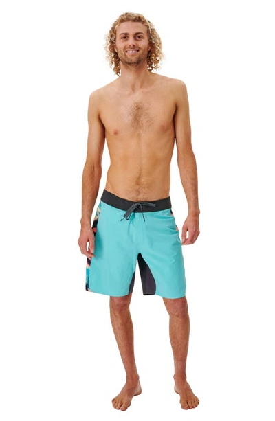 Shop Rip Curl Mirage 3/2/1 Ult Board Shorts In Aqua