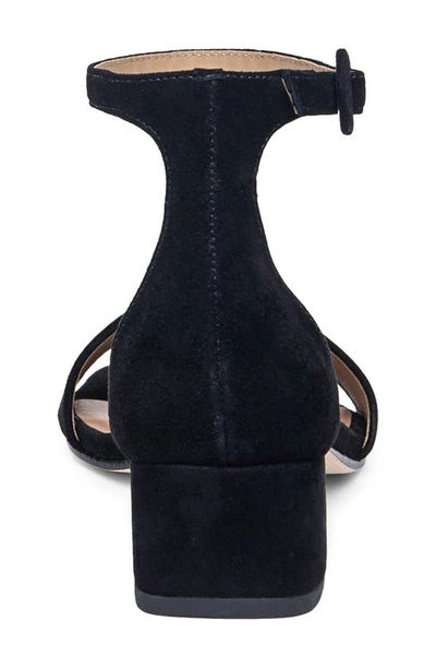 Shop Bernardo Footwear Jalena Ankle Strap Sandal In Black Suede