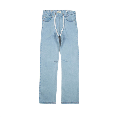 Shop Gmbh Double Zip Jeans In Blue