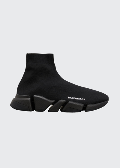 Balenciaga Black Speed Sneakers | ModeSens