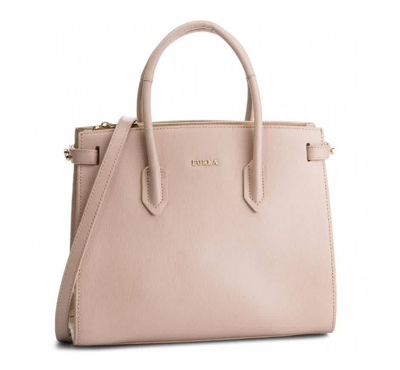 Furla Ladies Pin S Leather Tote Bag In Dalia F | ModeSens