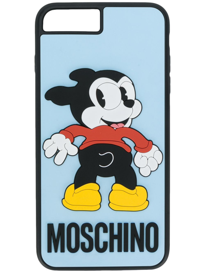 Shop Moschino Sky Blue Vintage Mickey Iphone 6/7s Plus Case