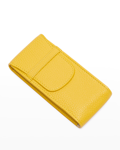 Shop Rapport Portobello Single Watch Pouch In Yellow