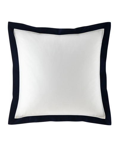 Polo Ralph Lauren Organic Sateen Border European Sham In Gray