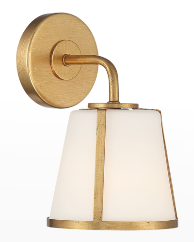 Shop Crystorama Fulton 1-light Antique Gold Wall Mount
