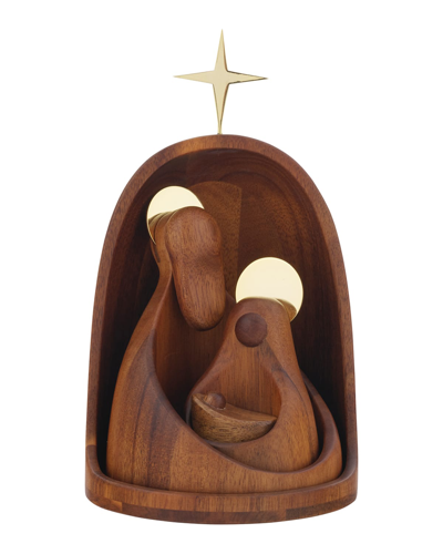 Shop Nambe 4-piece Nesting Nativity Figurine Set