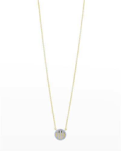 Shop Freida Rothman Illuminating Small Pendant Necklace In Gold And Silver