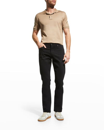 Ag Graduate Sud Straight Leg Pants In Super Black