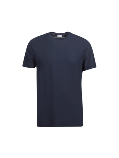 Shop Zanone Icecotton Crewneck T-shirt In Blu