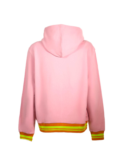 Shop Etro Sweatshirt With Boxy Hood In Rosa