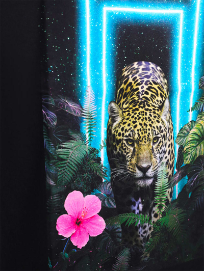 Shop Etro Courage Print T-shirt In Nero