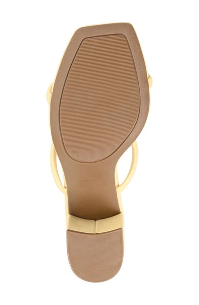 Journee Collection Tru Comfort Jess Heeled Sandal In Yellow