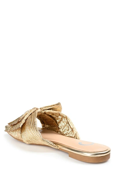 Shop Journee Collection Serlina Sandal In Gold