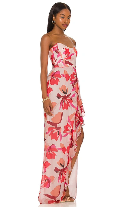 Katie May Baby Cakes Strapless Gown In Pink