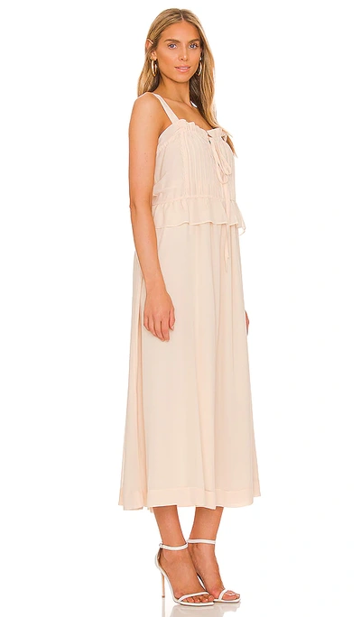 Shop See By Chloé Sleeveless Strap Dress In Beige