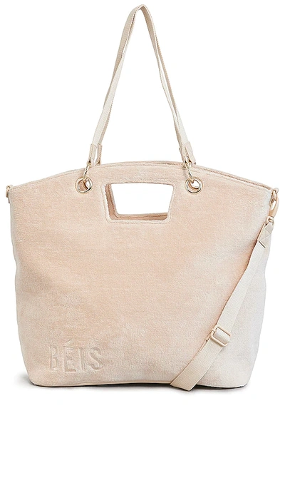 Shop Beis The Terry Tote In Beige