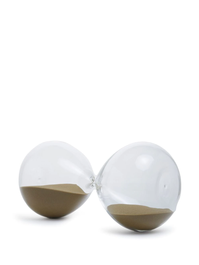 Shop Polspotten Sandglass Transparent Ball In Gold