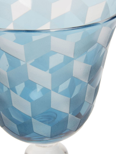 Polspotten Blocks Wine Glasses (set Of Six) In Blau