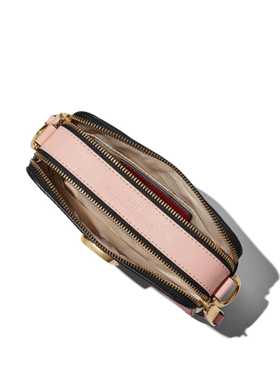 Marc Jacobs The Colorblock Snapshot Crossbody Bag In Red