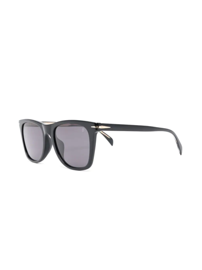 Shop Eyewear By David Beckham Square-frame Sunglasses In Schwarz