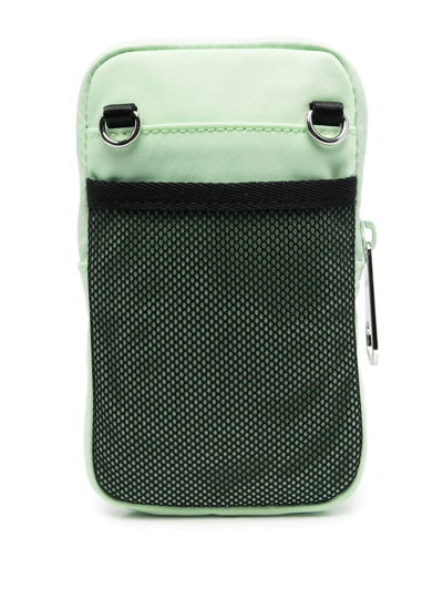 Bimba Y Lola Logo-print Neck-strap Phone Case in Green