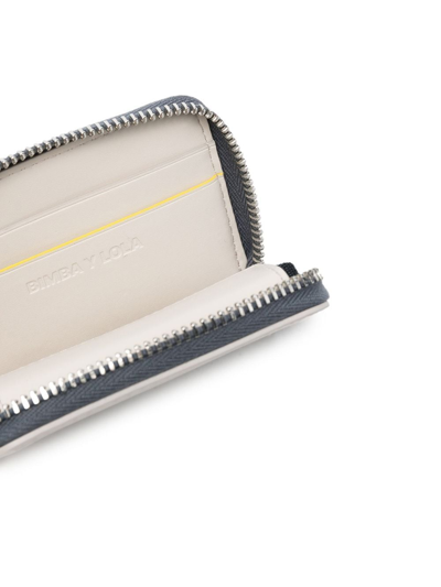 Bimba Y Lola Flat-handle Zip-around Wallet In Neutrals