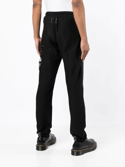 Shop Takahiromiyashita The Soloist Straight-leg Drawstring Trousers In Schwarz