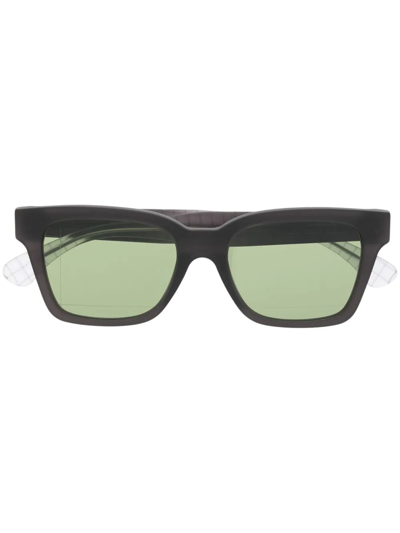 Shop A-cold-wall* Square-frame Sunglasses In Schwarz