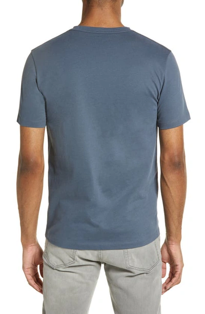 Shop Allsaints Brace Tonic Crewneck T-shirt In Stormy Blue