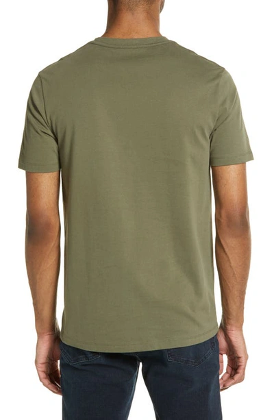 Shop Allsaints Brace Tonic Crewneck T-shirt In Nori Green