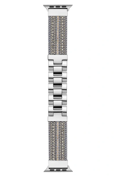 Shop The Posh Tech Beaded Apple Watch® Bracelet Watchband In Silver