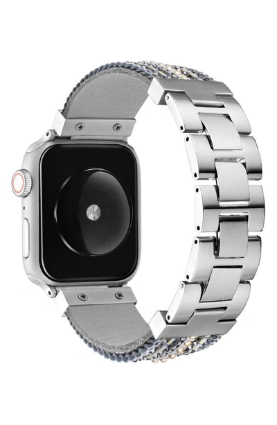 Shop The Posh Tech Beaded Apple Watch® Bracelet Watchband In Silver