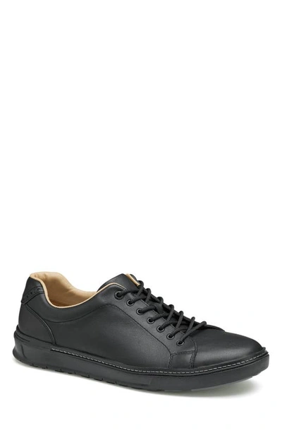 Shop J And M Collection Mcguffey Gl1 Hybrid Sneaker In Black Full Grain