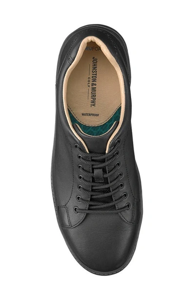 Shop J And M Collection Mcguffey Gl1 Hybrid Sneaker In Black Full Grain
