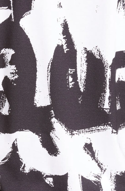 Shop Alexander Mcqueen Graffiti Print Cotton Graphic Tee In White / Black