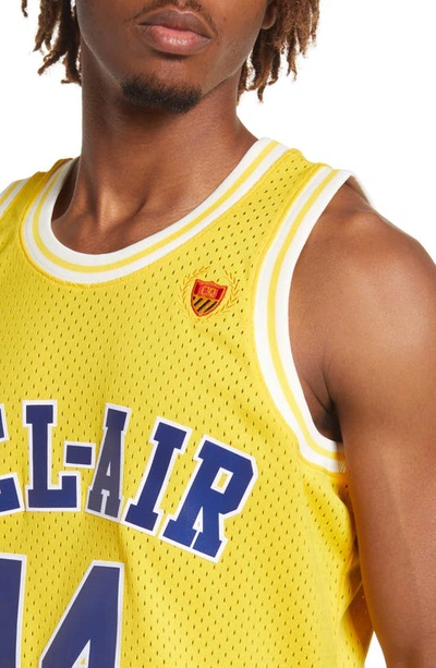 Shop Mitchell & Ness Bel-air Academy Basketball Home Jersey In Yellow
