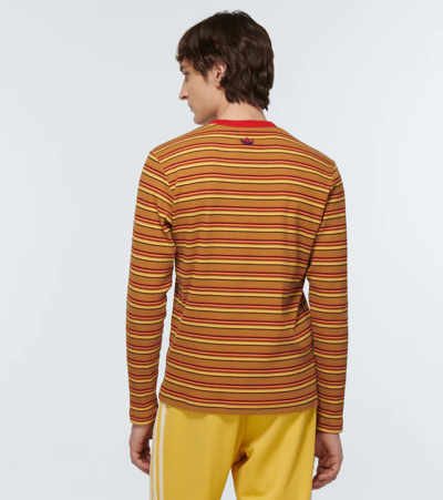 Shop Adidas Originals X Wales Bonner Striped T-shirt In Multicoloured