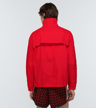 Shop Adidas Originals X Wales Bonner Light Taffeta Jacket In Scarlet