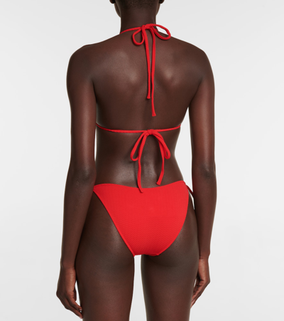 Melissa Odabash Cancun Bikini Bottoms In Mazy Red