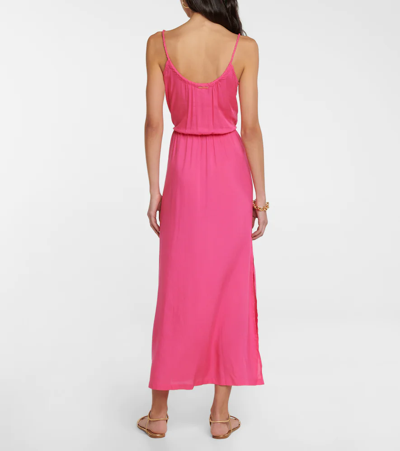 Heidi Klein Maxi Dress In Raspberry