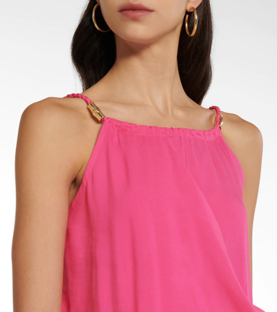 Heidi Klein Maxi Dress In Raspberry