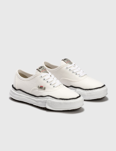 Shop Miharayasuhiro Baker Low Top Canvas Sneaker In White